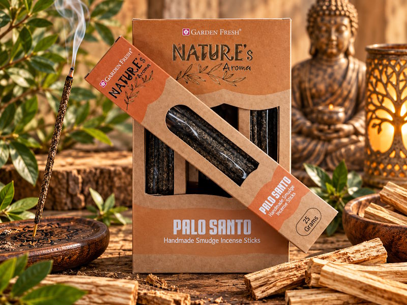 Incienso Orgánico Palo Santo Garden Fresh Incienso Orgánico Palo Santo Garden Fresh
